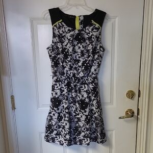 Maurices Black and White Sheath Mini Dress for Cocktail